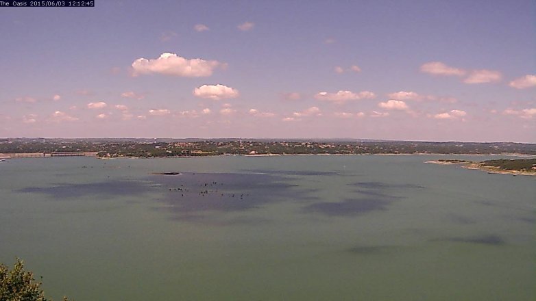 Lake Travis webcam, June 3, 2015 11:15 AM CT