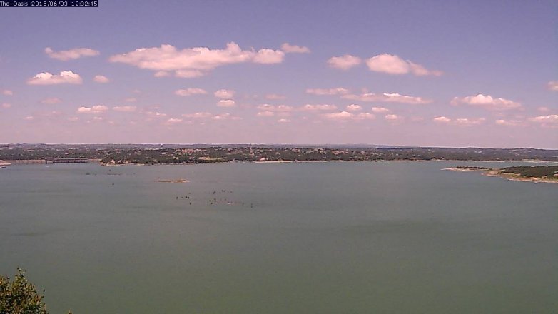 Lake Travis webcam, June 3, 2015 11:35 AM CT