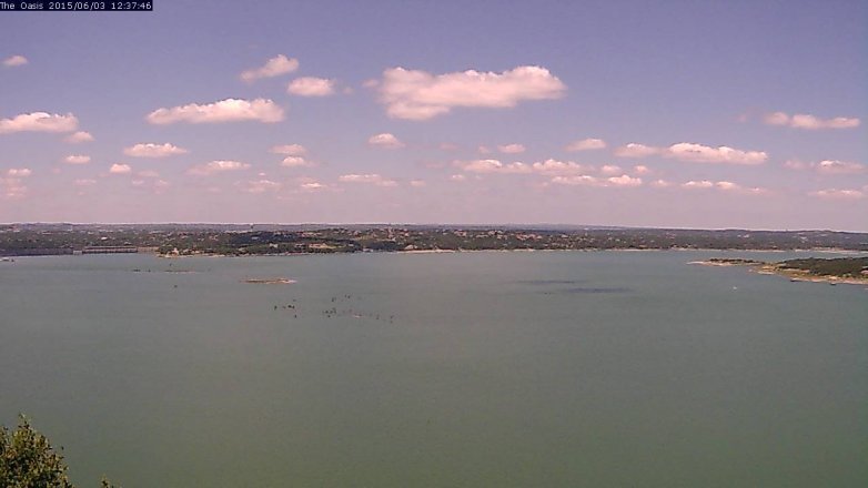 Lake Travis webcam, June 3, 2015 11:40 AM CT
