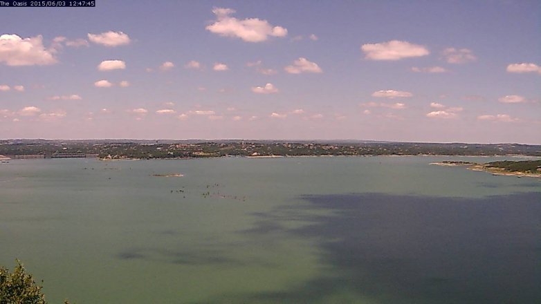Lake Travis webcam, June 3, 2015 11:50 AM CT