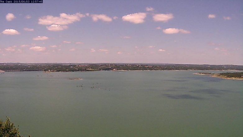 Lake Travis webcam, June 3, 2015 12:00 PM CT