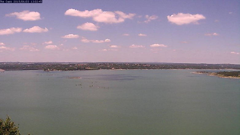 Lake Travis webcam, June 3, 2015 12:05 PM CT