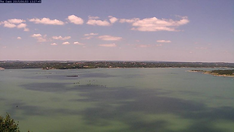 Lake Travis webcam, June 3, 2015 12:30 PM CT