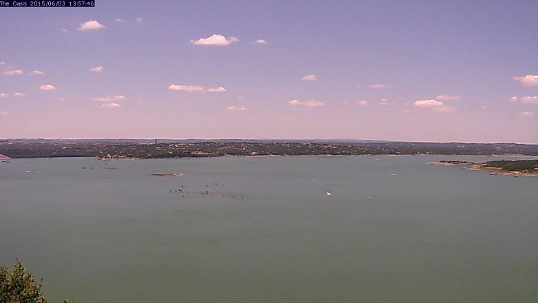 Lake Travis webcam, June 3, 2015 1:00 PM CT