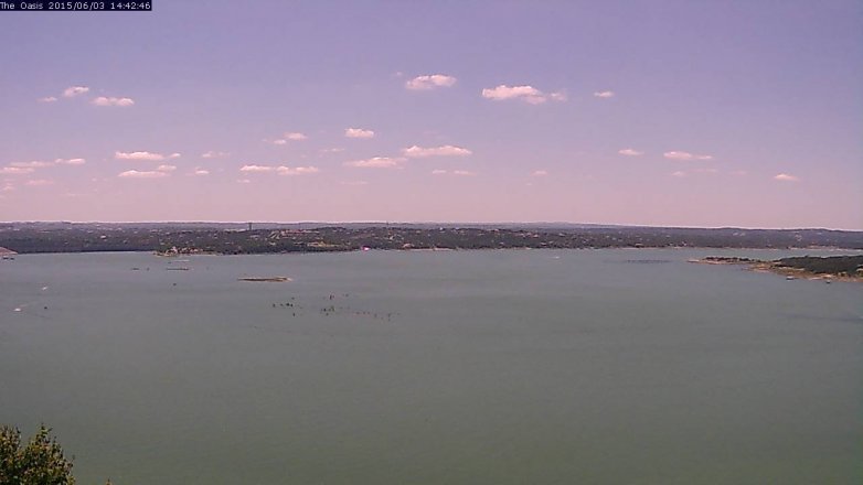 Lake Travis webcam, June 3, 2015 1:45 PM CT