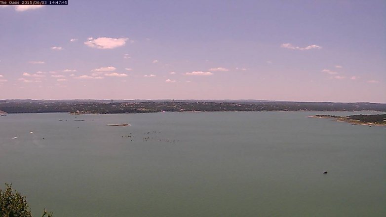 Lake Travis webcam, June 3, 2015 1:50 PM CT