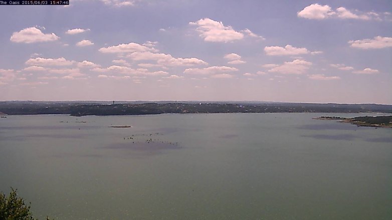 Lake Travis webcam, June 3, 2015 2:50 PM CT