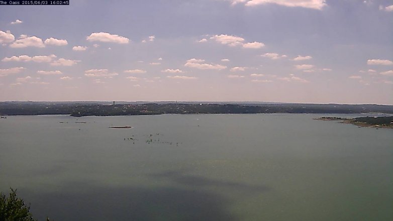 Lake Travis webcam, June 3, 2015 3:05 PM CT