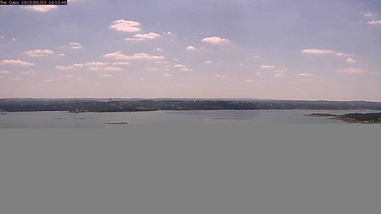 Lake Travis webcam, June 3, 2015 3:15 PM CT