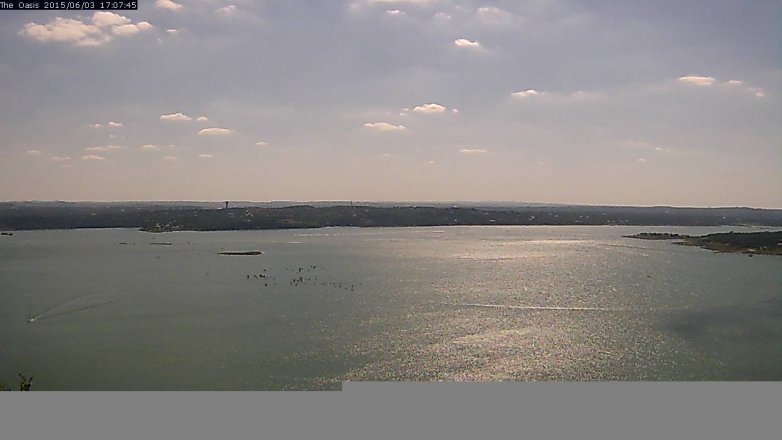 Lake Travis webcam, June 3, 2015 4:10 PM CT