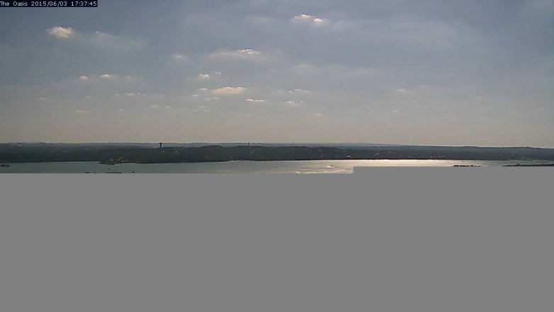 Lake Travis webcam, June 3, 2015 4:40 PM CT