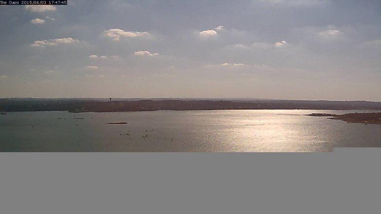 Lake Travis webcam, June 3, 2015 4:50 PM CT