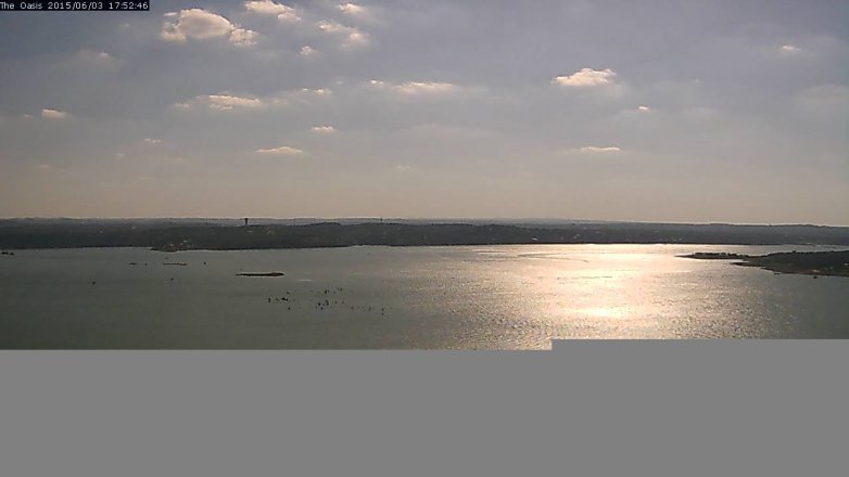 Lake Travis webcam, June 3, 2015 4:55 PM CT