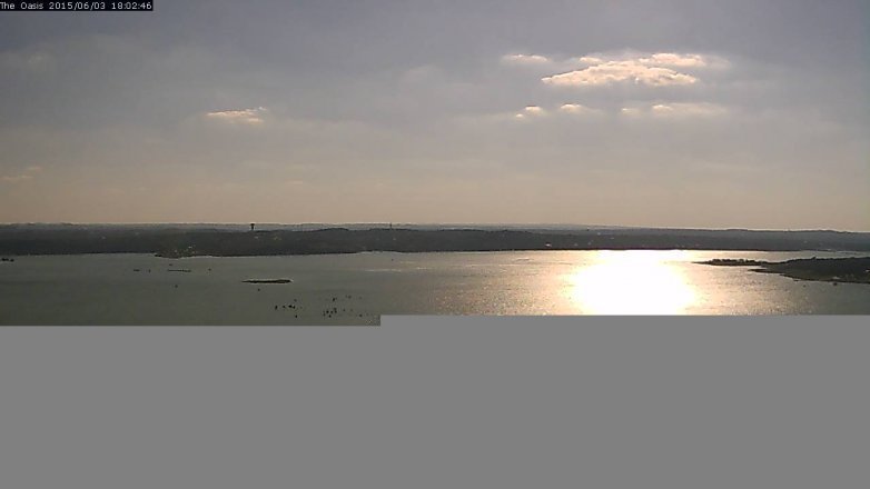 Lake Travis webcam, June 3, 2015 5:05 PM CT
