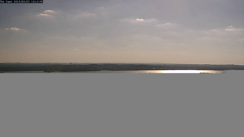 Lake Travis webcam, June 3, 2015 5:15 PM CT