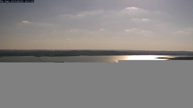 Lake Travis webcam, June 3, 2015 5:20 PM CT