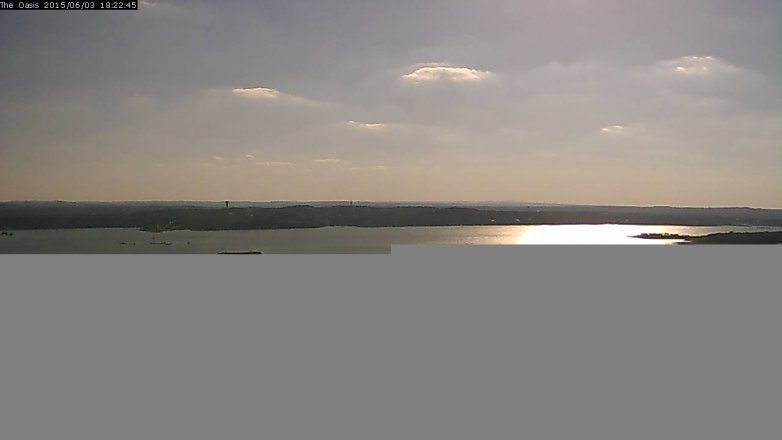 Lake Travis webcam, June 3, 2015 5:25 PM CT