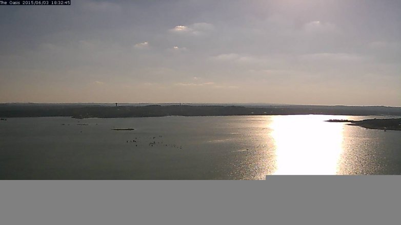 Lake Travis webcam, June 3, 2015 5:35 PM CT