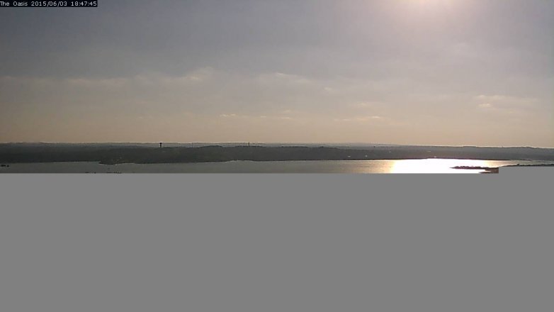 Lake Travis webcam, June 3, 2015 5:50 PM CT