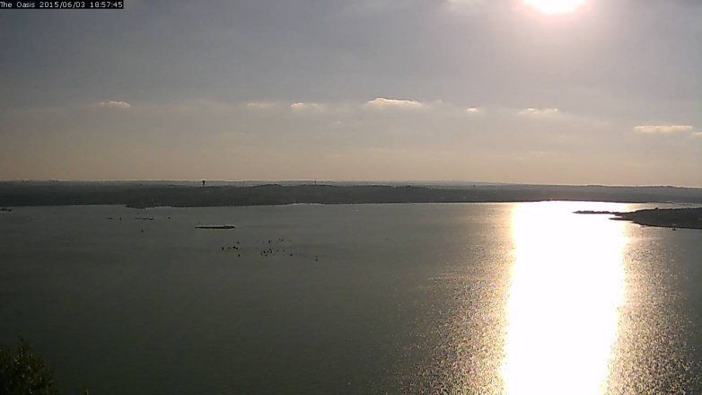 Lake Travis webcam, June 3, 2015 6:00 PM CT