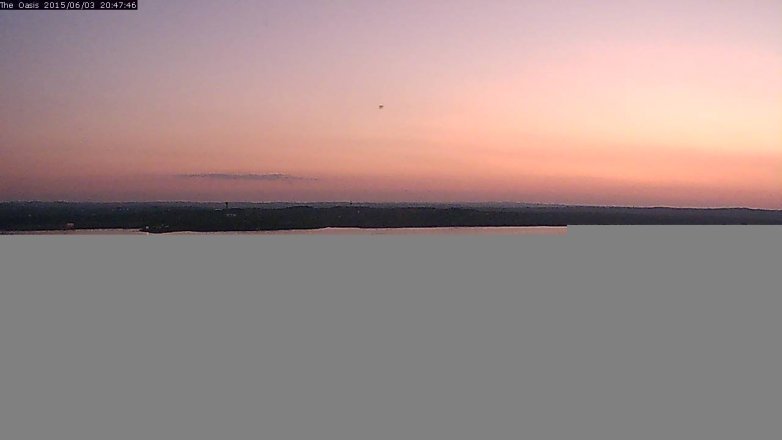 Lake Travis webcam, June 3, 2015 7:50 PM CT