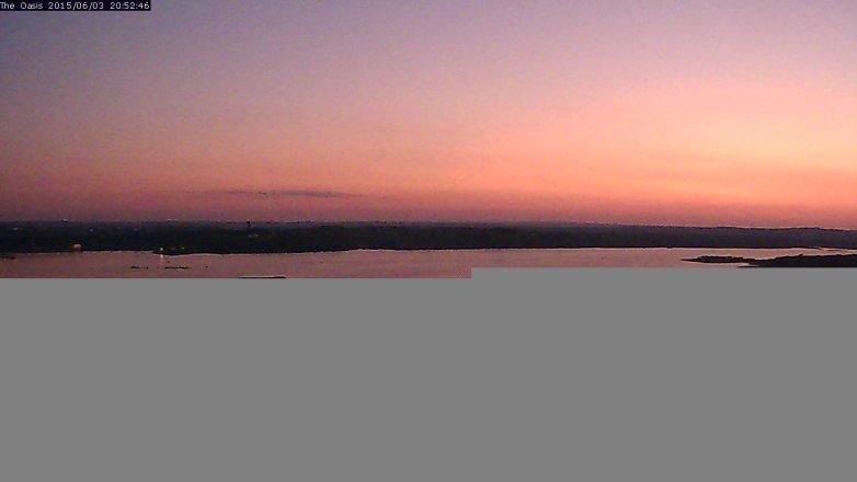 Lake Travis webcam, June 3, 2015 7:55 PM CT