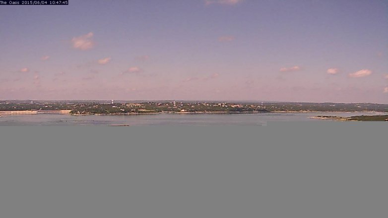 Lake Travis webcam, June 4, 2015 9:50 AM CT