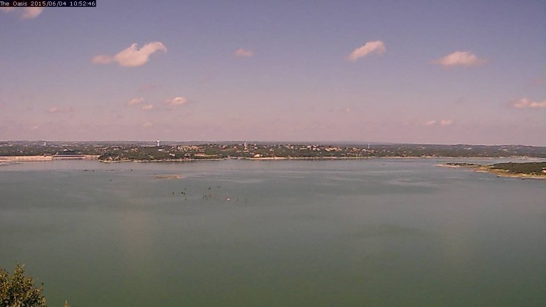 Lake Travis webcam, June 4, 2015 9:55 AM CT