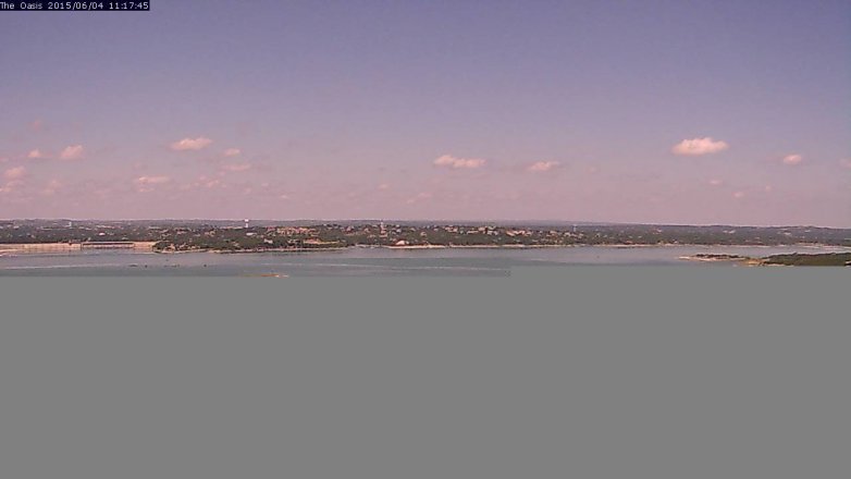 Lake Travis webcam, June 4, 2015 10:20 AM CT