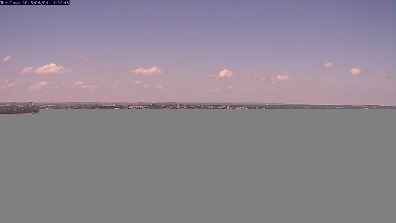 Lake Travis webcam, June 4, 2015 10:25 AM CT