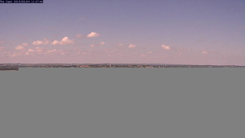 Lake Travis webcam, June 4, 2015 10:40 AM CT
