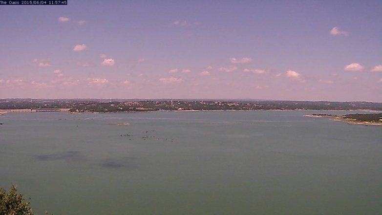 Lake Travis webcam, June 4, 2015 11:00 AM CT