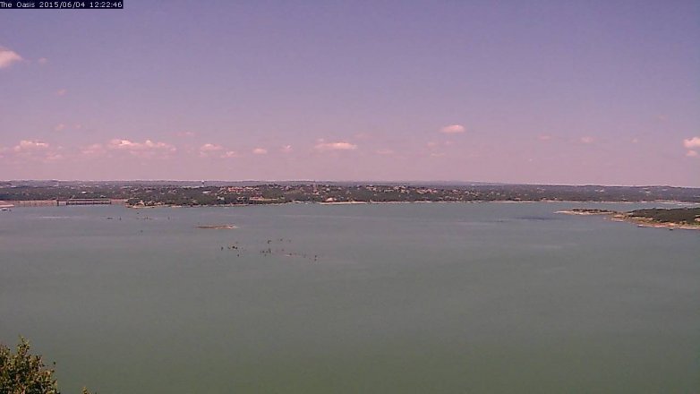 Lake Travis webcam, June 4, 2015 11:25 AM CT