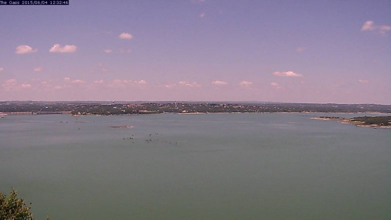 Lake Travis webcam, June 4, 2015 11:35 AM CT