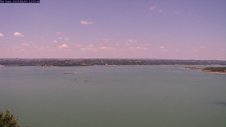 Lake Travis webcam, June 4, 2015 11:55 AM CT
