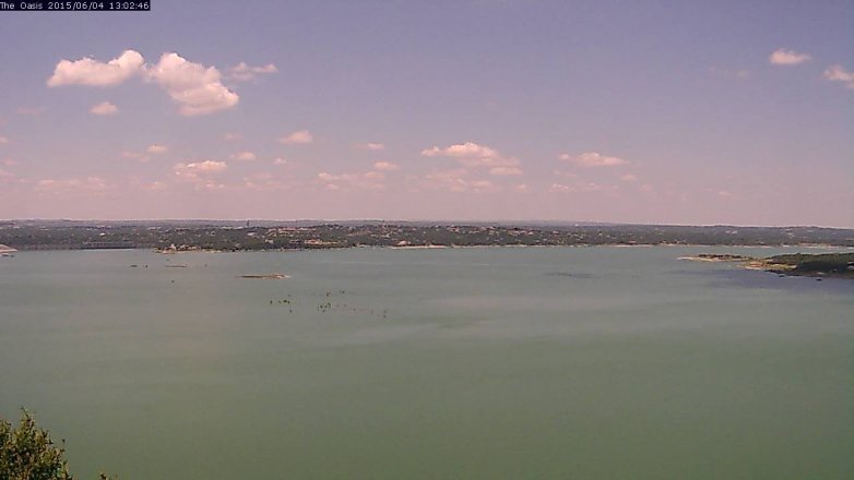 Lake Travis webcam, June 4, 2015 12:05 PM CT