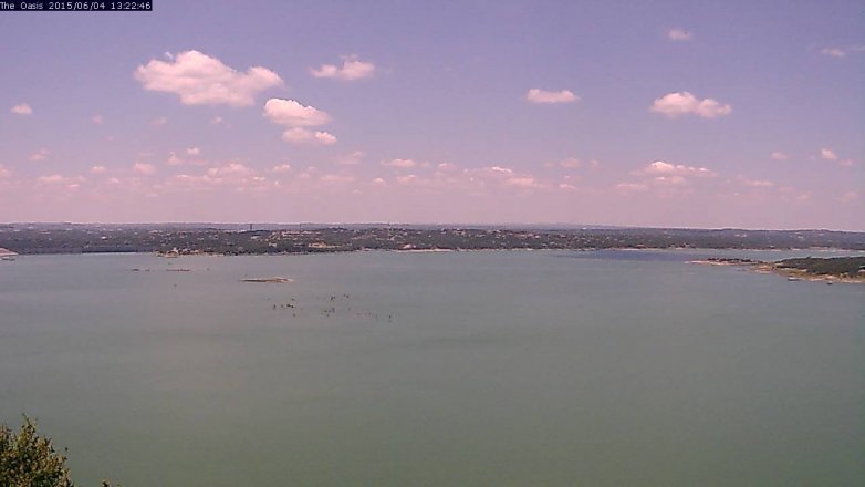 Lake Travis webcam, June 4, 2015 12:25 PM CT