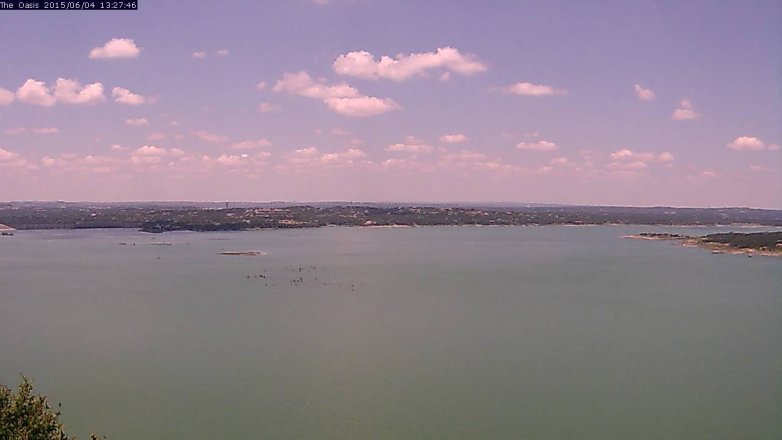 Lake Travis webcam, June 4, 2015 12:30 PM CT