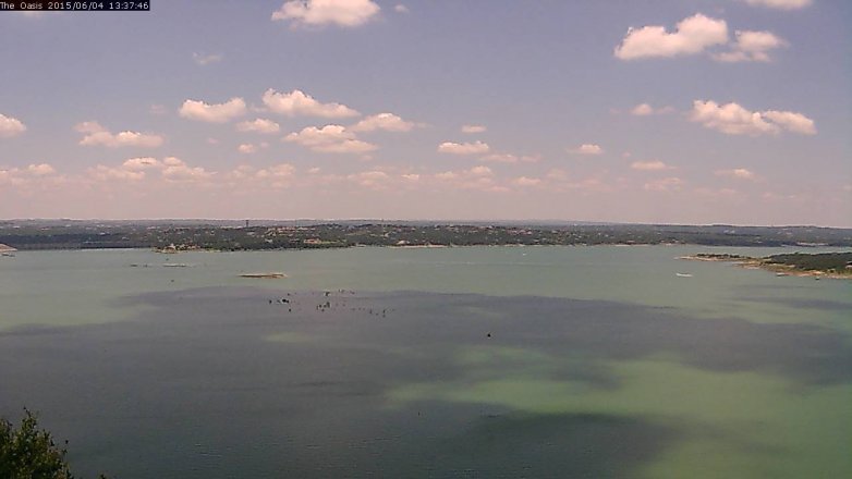 Lake Travis webcam, June 4, 2015 12:40 PM CT
