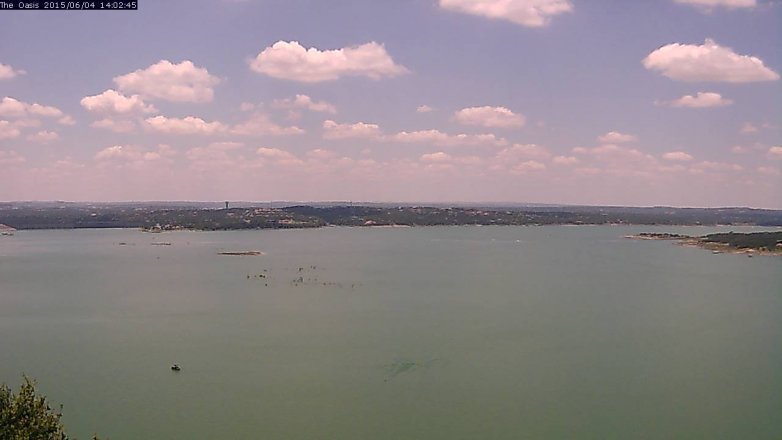 Lake Travis webcam, June 4, 2015 1:05 PM CT
