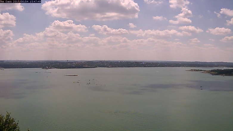 Lake Travis webcam, June 4, 2015 2:50 PM CT