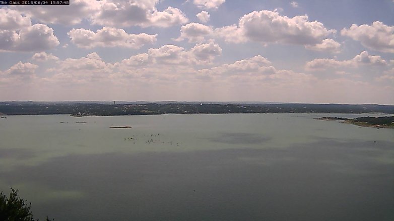 Lake Travis webcam, June 4, 2015 3:00 PM CT