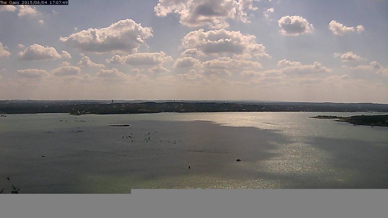 Lake Travis webcam, June 4, 2015 4:10 PM CT