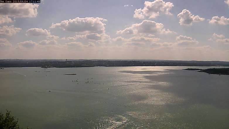 Lake Travis webcam, June 4, 2015 4:15 PM CT