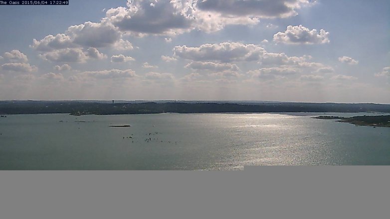 Lake Travis webcam, June 4, 2015 4:25 PM CT