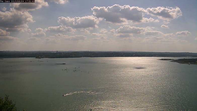 Lake Travis webcam, June 4, 2015 4:35 PM CT