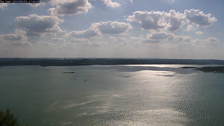 Lake Travis webcam, June 4, 2015 4:40 PM CT