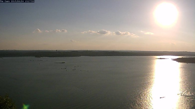 Lake Travis webcam, June 4, 2015 6:30 PM CT