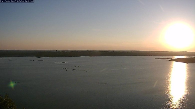 Lake Travis webcam, June 4, 2015 7:05 PM CT