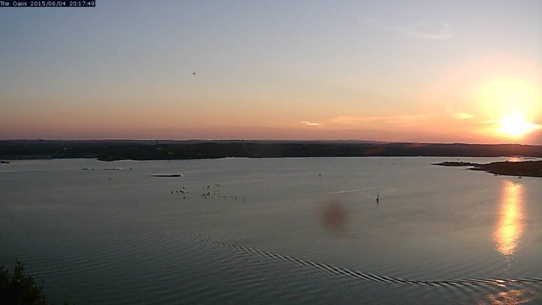 Lake Travis webcam, June 4, 2015 7:20 PM CT